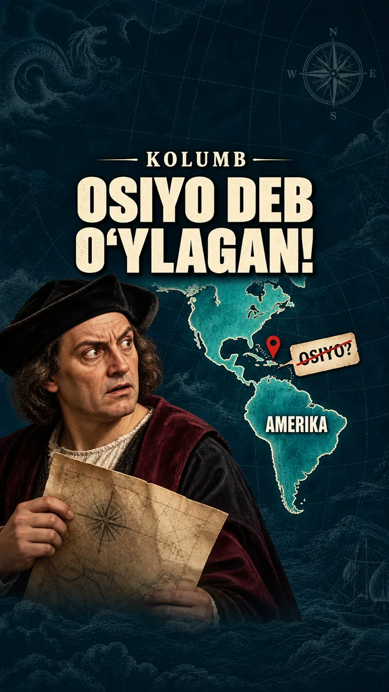 Kolumb Osiyo deb o‘ylagan! videosi muqovasi