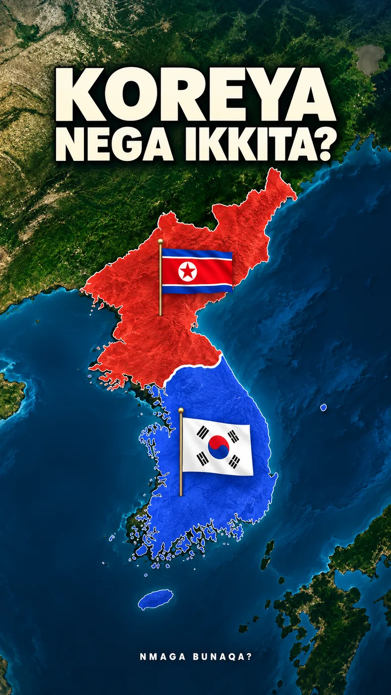 Koreya nega ikkita? videosi muqovasi